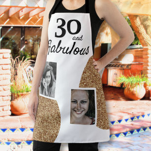 Tablier 30 et Fabulous Gold Parties scintillant 2 Photo 30
