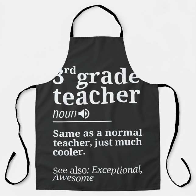 Tablier 3rd Grade (Recto)