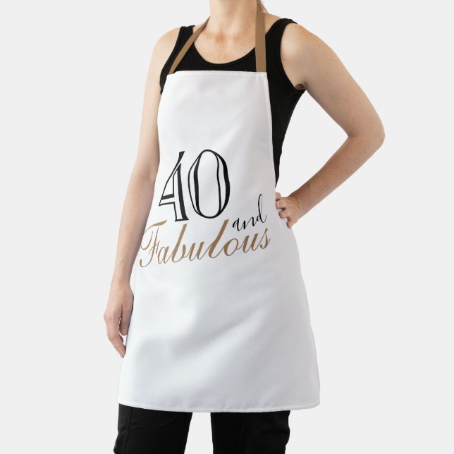 Tablier 40 et fabuleux Anniversaire moderne et élégant (Insitu)