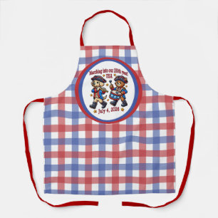 Tablier 4 juillet USA 250e anniversaire Semiquincentenaire