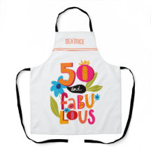 50 et fabuleux 50e anniversaire Whimsical Letterin