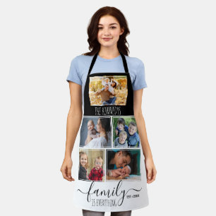 Tablier 5 Photo Collage Famille Nom du devis Grandma Cadea
