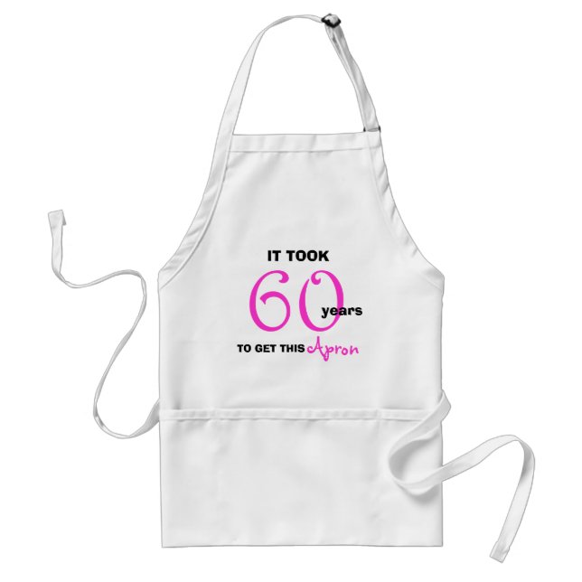 Tablier 60e anniversaire Cadeaux Apron - Drôle (Devant)