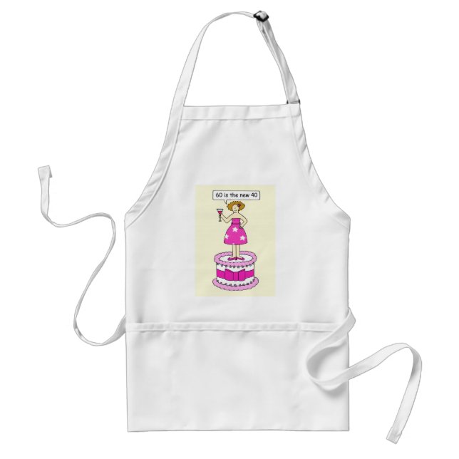 Tablier 60e anniversaire Humour pour elle 60 est le Nouvea (Devant)