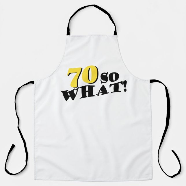 Tablier 70 Alors Ce Drôle Dit Moderne 70e Anniversaire (Recto)