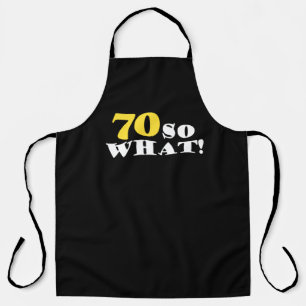 Tablier 70 Alors Quel Amusant Noir Moderne 70e Anniversair
