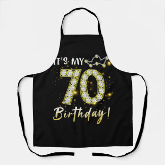 Tablier 70 ans C_s mon anniversaire 70e anniversaire Diamo