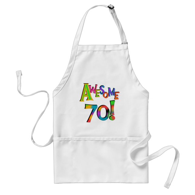 Tablier 70 superbes T-shirts et cadeaux d'anniversaire (Devant)