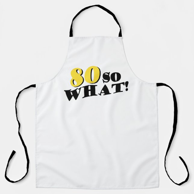 Tablier 80 Alors Ce Drôle Dit Moderne 80e Anniversaire (Recto)