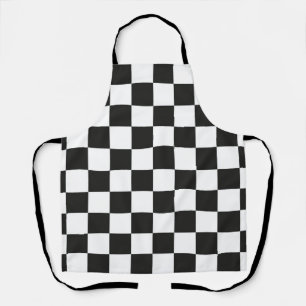 Tablier à damiers motif