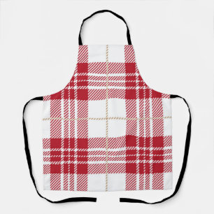 Tablier à damiers motif