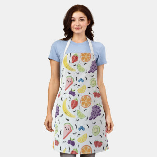 Tablier à motifs de fruits
