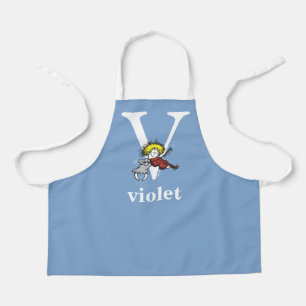 Tablier ABC du Dr Seuss : Lettre V - Blanc   Ajouter Votre