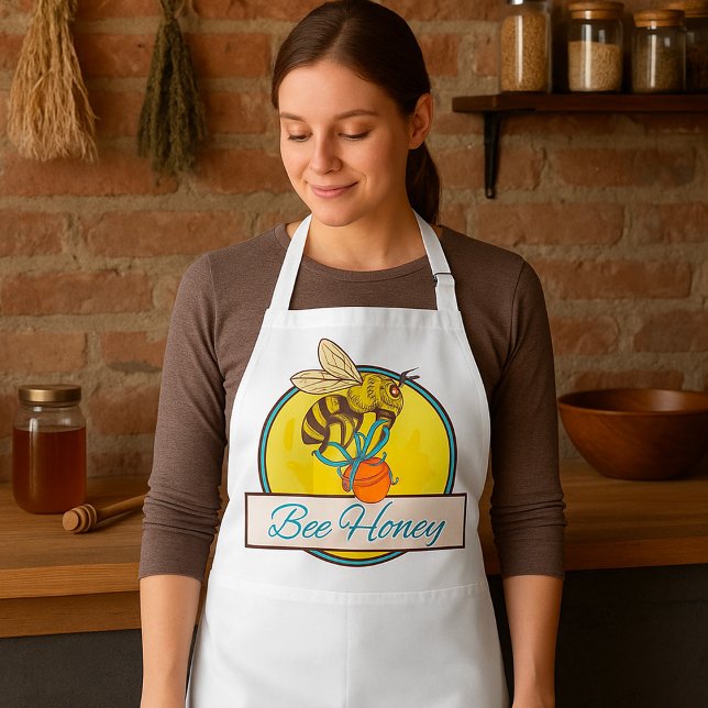 Tablier Abeille avec Miel Jar apiculteur Vintage (Créateur téléchargé)