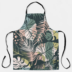 Tablier Abstract creative seamless pattern with tropical p