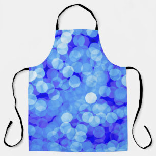 Tablier Abstrait bleu clair bokeh. Bac bleu classique