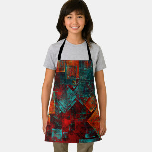 Tablier Abstrait Cool coloré moderne Motif artistique