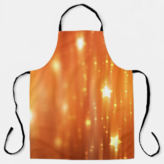 Tablier abstrait fond orangé brillant abstrait, art, dos