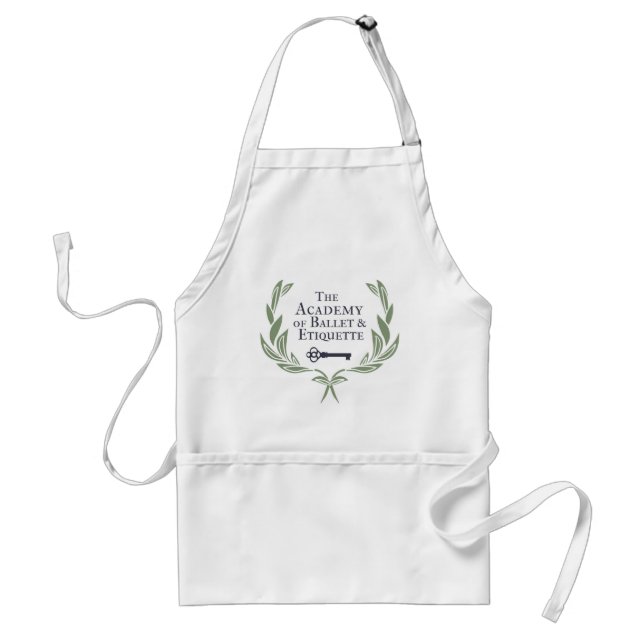 Tablier Academy Apron pour les classes d'étiquette (Devant)