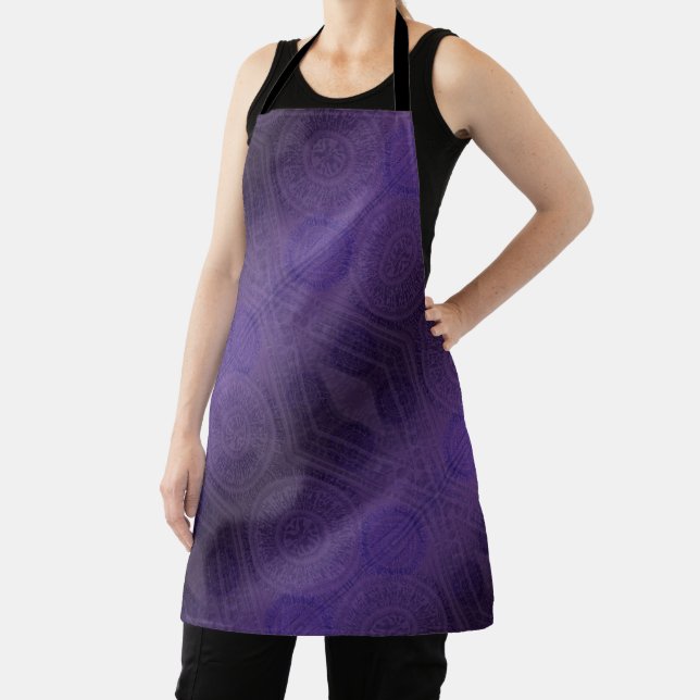 Tablier Acceptation | Médaillons de méditation violette (Insitu)