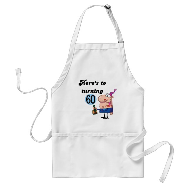 Tablier Acclamations à 60 T-shirts et cadeaux (Devant)
