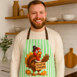 Tablier Accordez-moi une grâce - Drôle Turquie. Thanksgivi