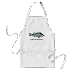 Tablier Accueil sur le poisson Fruits de mer Aquarelle ani