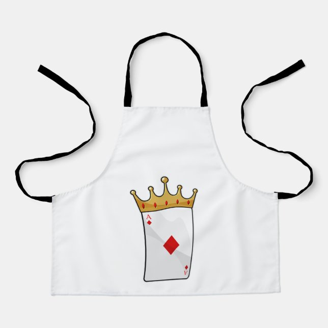 Tablier Ace diamant avec Couronne (Recto)