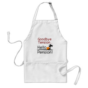 Tablier Adieu Tension, Bonjour Pension Drôle Retraite
