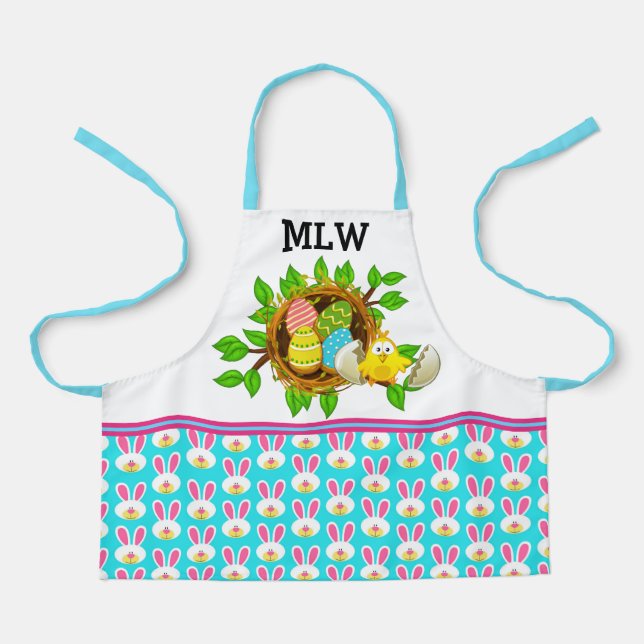 Tablier Adorable "Correspondant" Apron de Pâques (Recto)