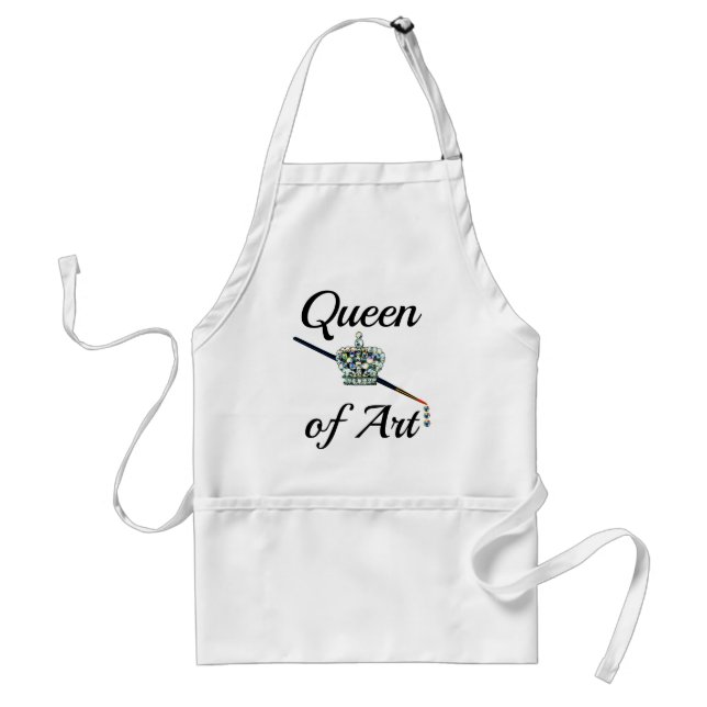 Tablier Adulte Adulte Apron "Queen of Art" (Devant)