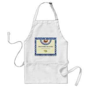Tablier Adulte Carreau de Majolique Sicilien Aranc