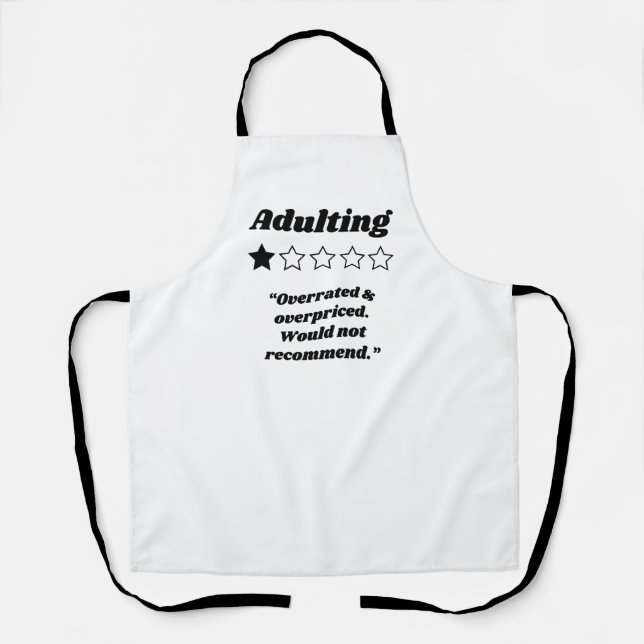Tablier Adulte d'une étoile (Recto)
