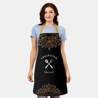 Tablier Adulte Personnalisé Moderne Rustique GRILL