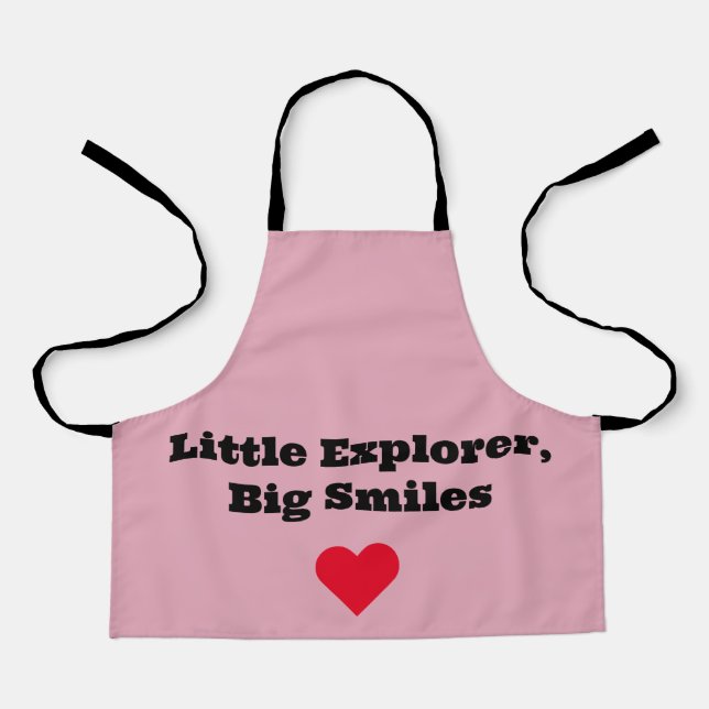 Tablier Adventures Await : Baby 'Little Explorer' (Recto)