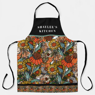 Tablier Aéron de jardin Fleur sauvage australien personnal