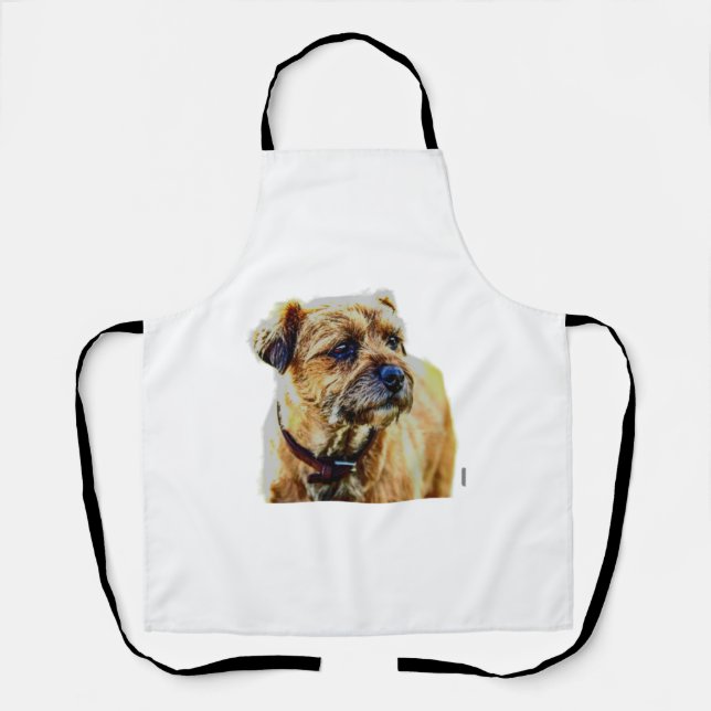 Tablier Affen Border Terrier (Recto)