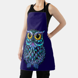 Tablier Affiche d'art mural Mandala Hibou