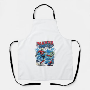 Tablier Affiche de style squelette de football de Panama N