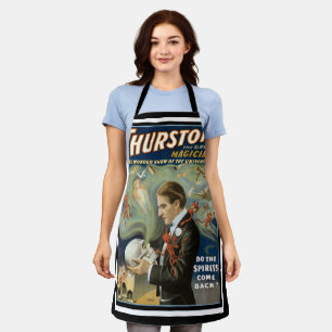 Tablier Affiche Magique Vintage, Thurston, Le Grand Magici