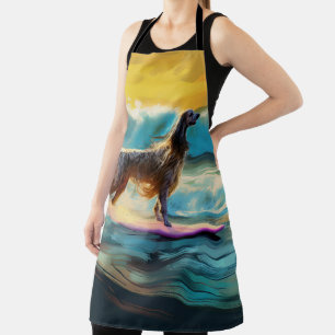 Tablier Afghan Hound Beach Surf Peinture