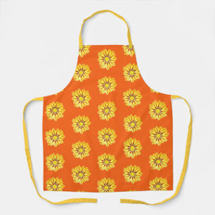 Tablier African Daisy / Gazania, Orange et Jaune