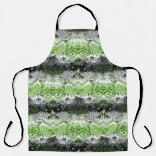 Tablier Agender Dragon Damask - Agender Pride couleurs dra