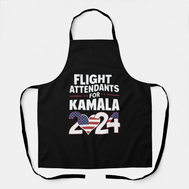 Tablier Agents De Vol Pour Les Élections De Kamala Harris  (Recto)
