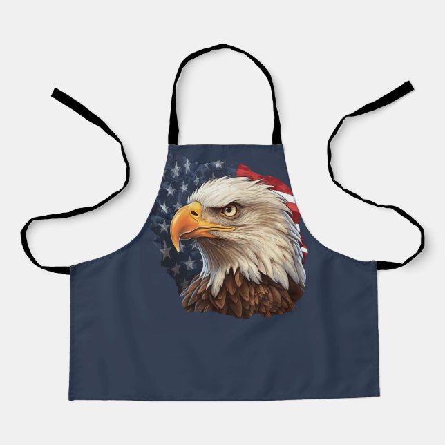 Tablier Aigle à drapeau américain (Recto)
