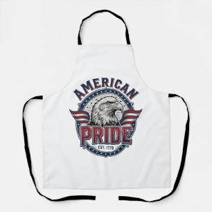Tablier Aigle de Fierté Américaine Design Patriotique Vint