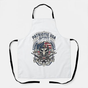 Tablier Aigle Tactique Patriotique Crâne Inspiré Militaire