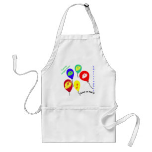 Tablier Aimer faire cuire Bits de bonbons Bits Ballons Nom