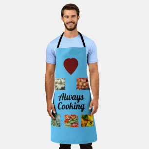 Tablier Aimer Toujours Cuisine Tout-En-Dessus Imprimer Tab