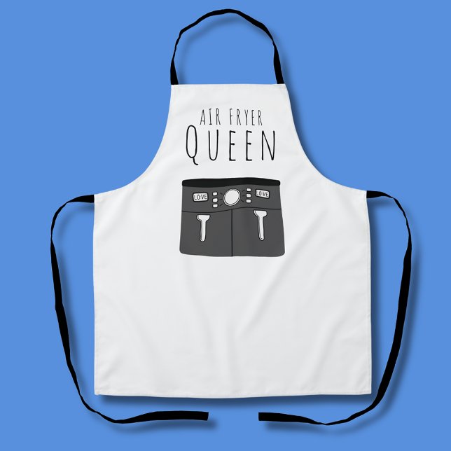 Tablier Air Fryer Queen ('Air Fryer Queen' kitchen apron)